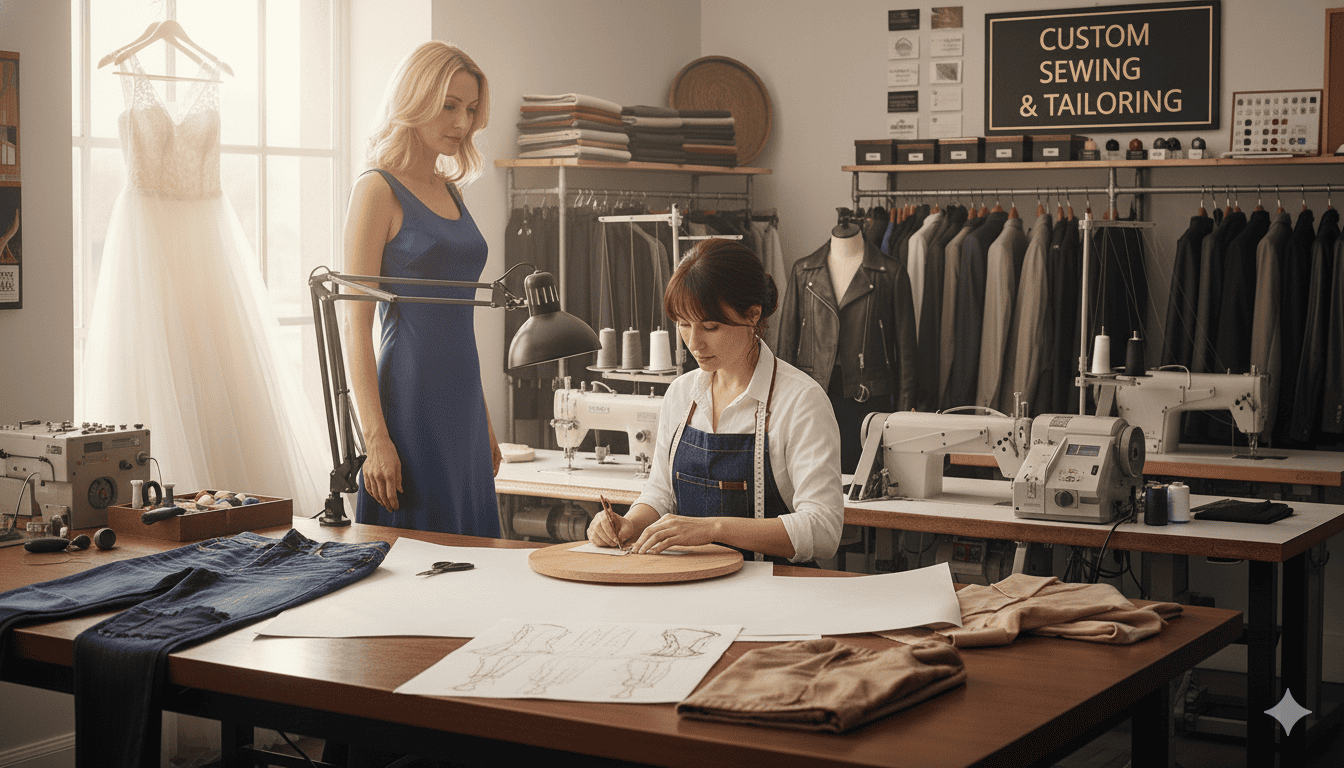 Custom sewing and tailoring
